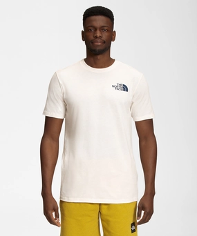 Layered Hem Details Ergonomic Cut The North Face Graphic Injection Tee (Gardenia White)
