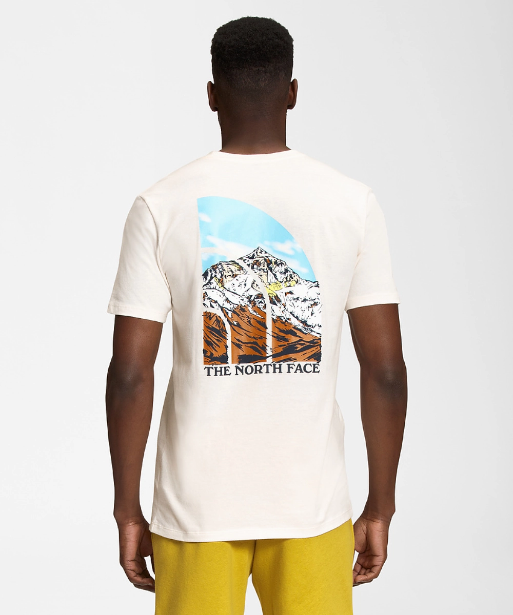 TaglessDesign Stretchable Material The North Face Graphic Injection Tee (Gardenia White)