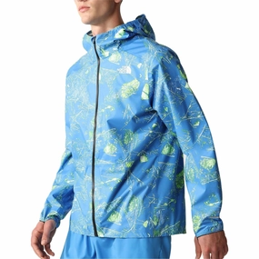 The North Face Higher Mens Running Jacket - Blue Slim Profile