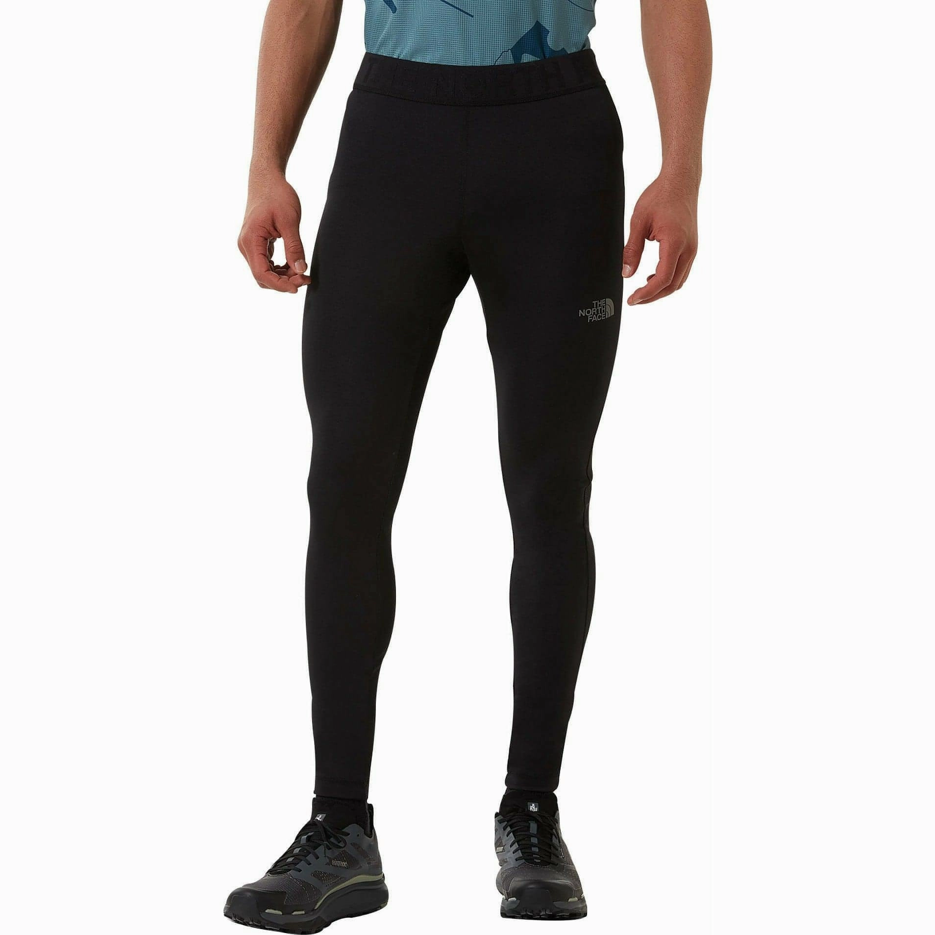 The North Face Mens Long Running Tights - Black fitness gear