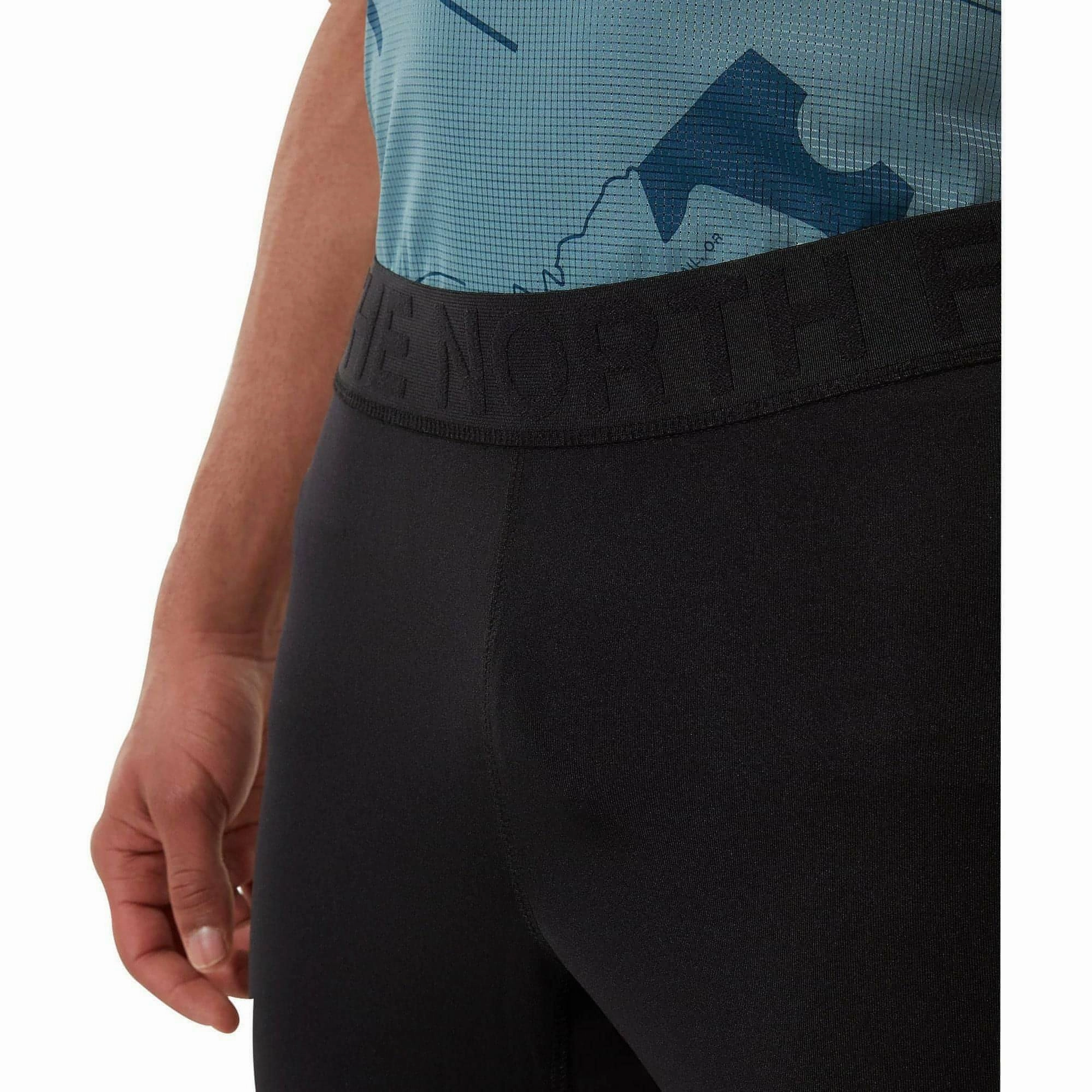 Autumn The North Face Mens Long Running Tights - Black