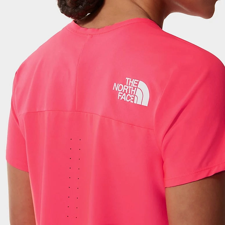 Joy Ease The North Face Women's Flight Series Weightless Tee Brilliant Coral