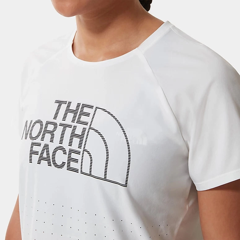Chic Edge FlatlockSeaming The North Face Women's Flight Series Weightless Tee TNF White