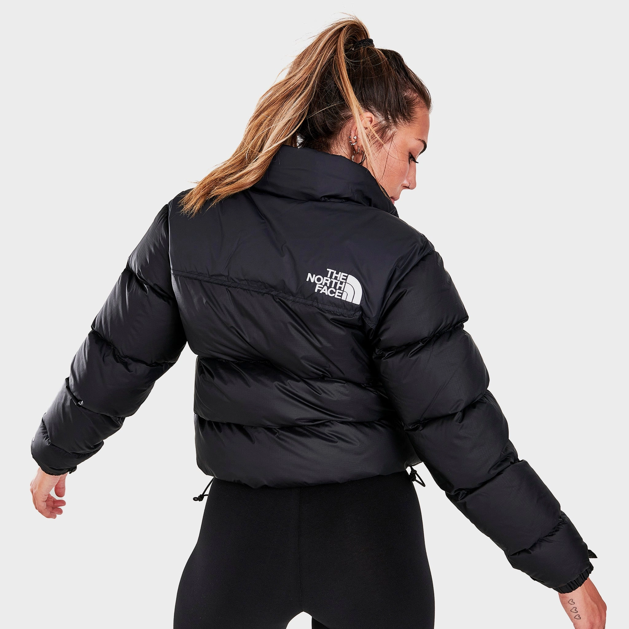 Sporty Fit Non Iron Fabric Tech The North Face Women's Nuptse Jacket / TNF Black