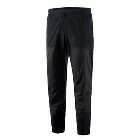 Men's Ultralight DWR Paneled Track Pants Black MinimalistStyle