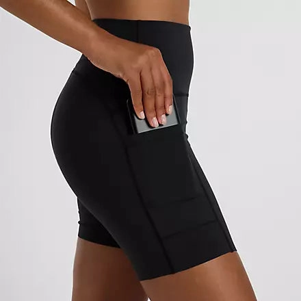 Sporty Comfort Sleek Pocket High Rise Short 6"