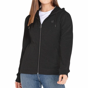 Wind Stop Minimal Travel Look Dare2B Influence Womens Hoody - Black