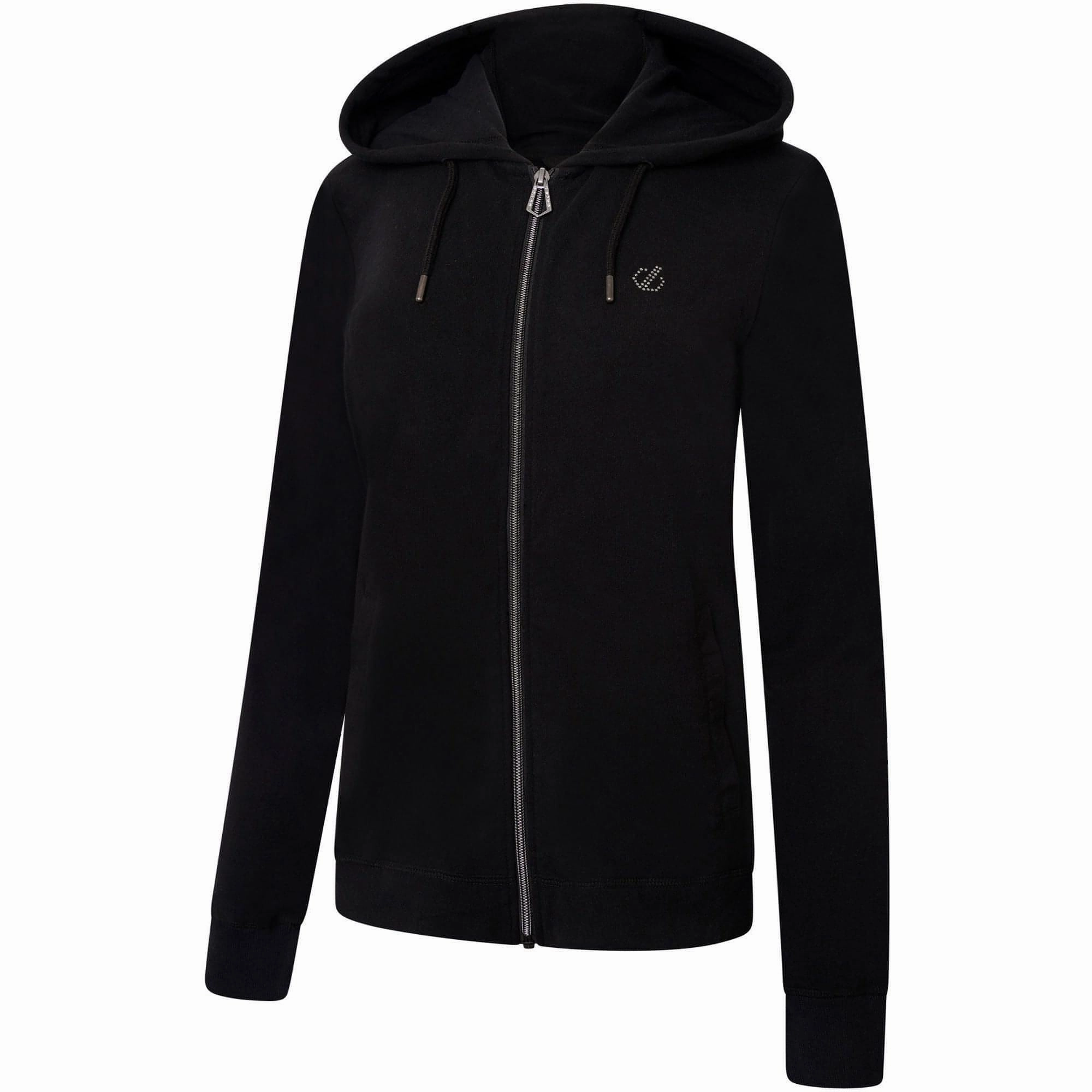 Dare2B Influence Womens Hoody - Black Subtle Design Detail UV Resistant Finish
