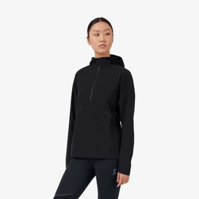 GentleWaistband On Women??s Waterproof Anorak Black