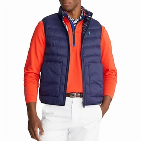 percentage Polo Golf Ralph Lauren Reversible Water-Repellent Vest - French Navy