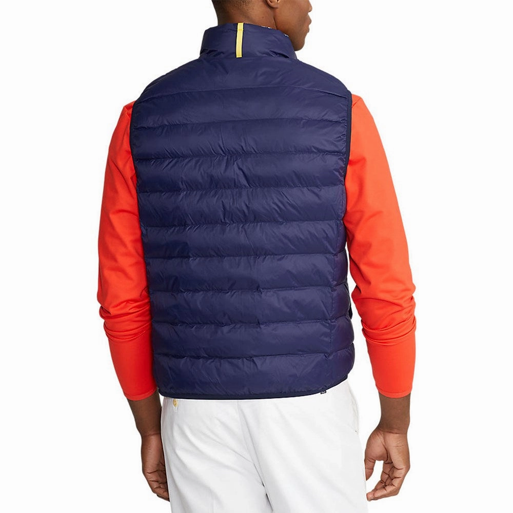 Polo Golf Ralph Lauren Reversible Water-Repellent Vest - French Navy colorful