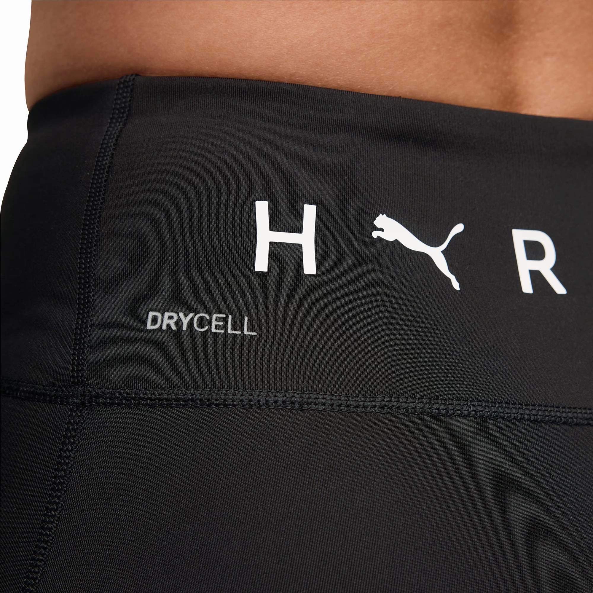 Puma X HYROX Essential Womens Long Training Tights - Black Icon Fit
