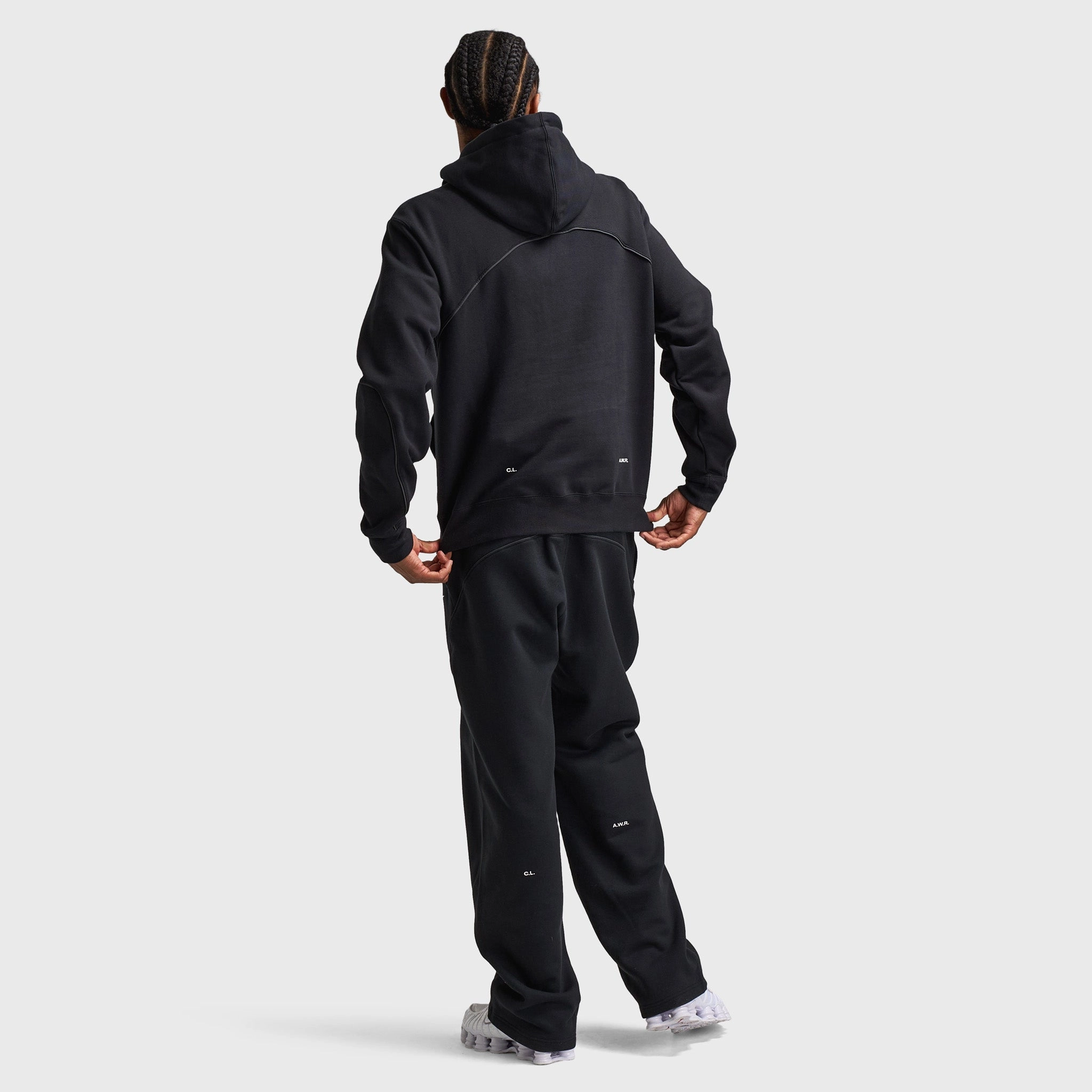Cold Ready Look Timeless Fit Style Nike Nocta NRG Fleece Pullover Hoodie Black / White