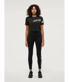 SoftTouch Texture OdorResistantFabric P.E Nation Tiebreak Legging (Black)
