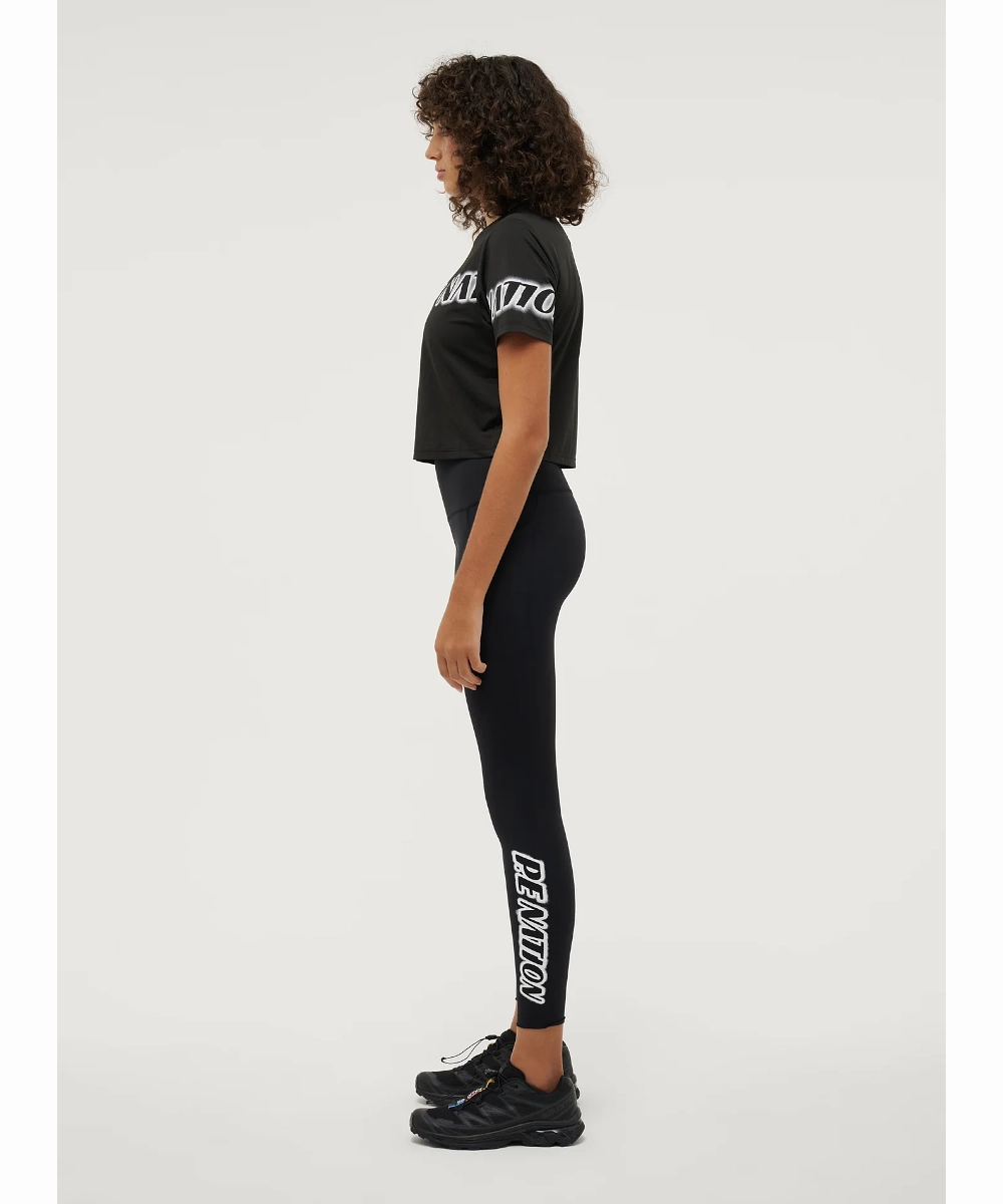 P.E Nation Tiebreak Legging (Black) CompressiveFitFabric