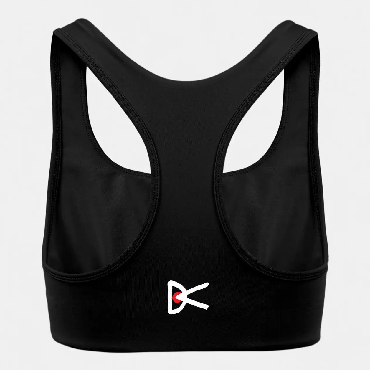 High End Women's Twin Layer Medium Support Bra Black