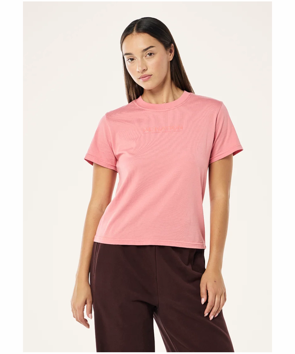 AntiPillFinish P.E Nation Rewind Tee (Washed Dusty Pink)
