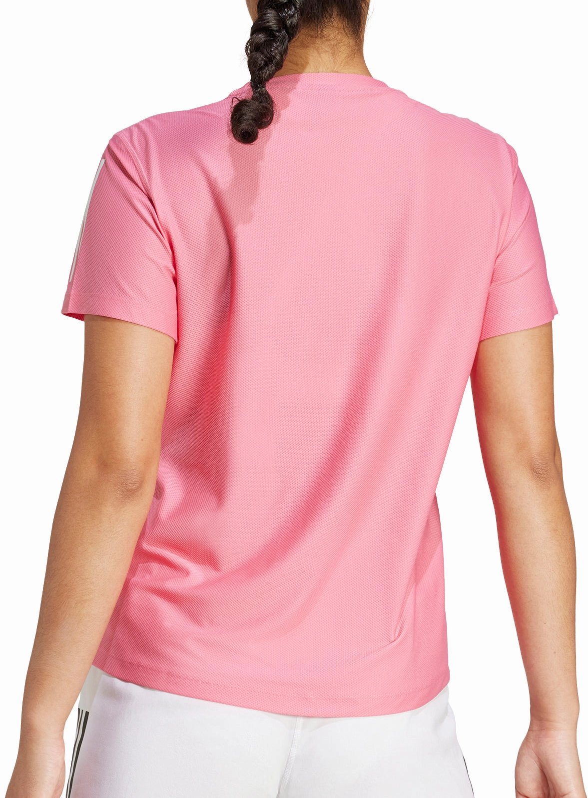 Chic Vibes adidas Own The Run Short Sleeve Womens Running Top - Pink