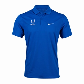 Office To Outing Trendy Prints Nike USATF Men's Dri-FIT Victory Polo