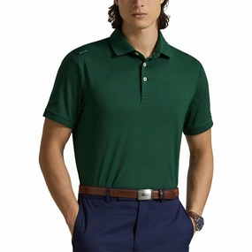 Urban Style Urban Chic RLX Ralph Lauren Tailored Fit Lightweight Airflow Golf Polo Shirt - Vintage Pine