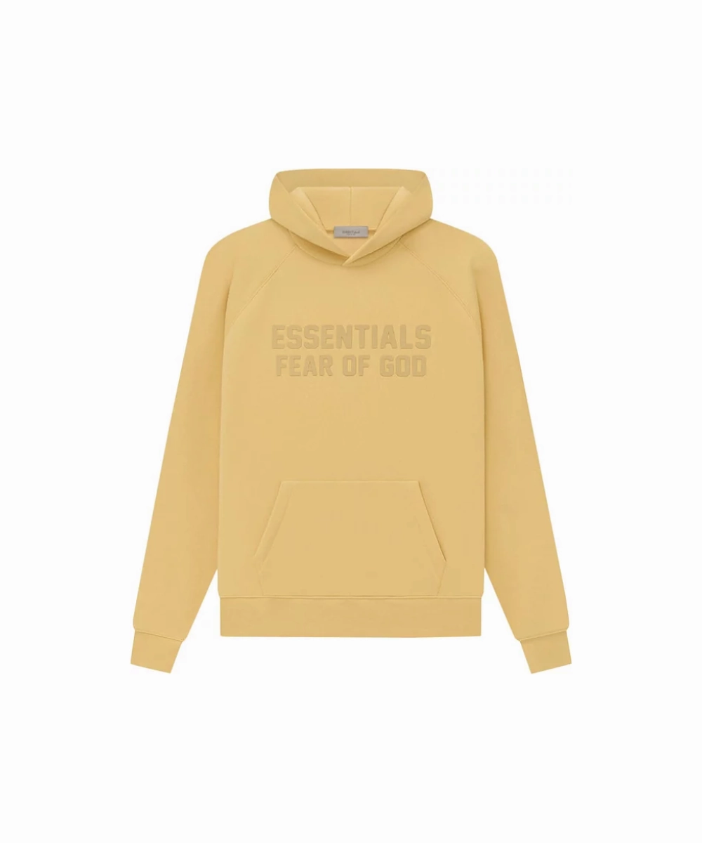 Fear Of God ESSENTIALS Hoodie (Light Tuscan) Busy Glow