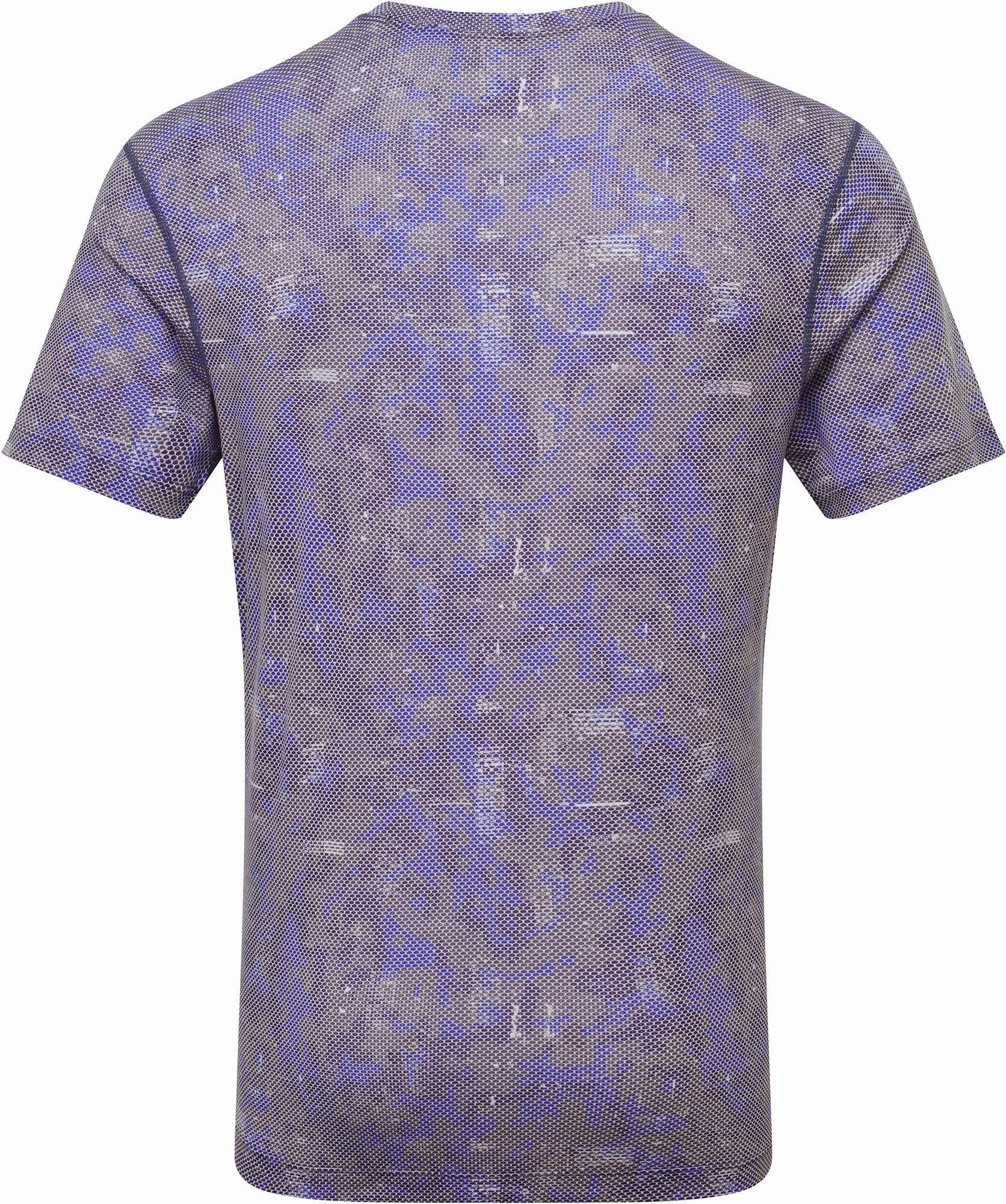 Quality Fabric Indoor clothing Ronhill Tech Golden Hour Short Sleeve Mens Running Top - Blue