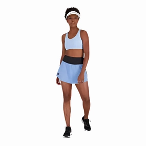 thermal fabric Zigzag stitching Women's  Fuel Bra - Blue haze