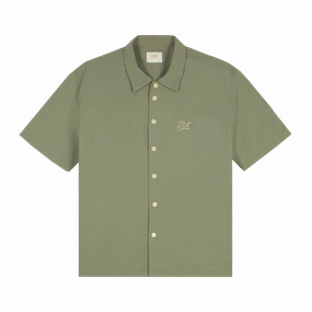 Titan Essential Casual Shirt - Olive Organic