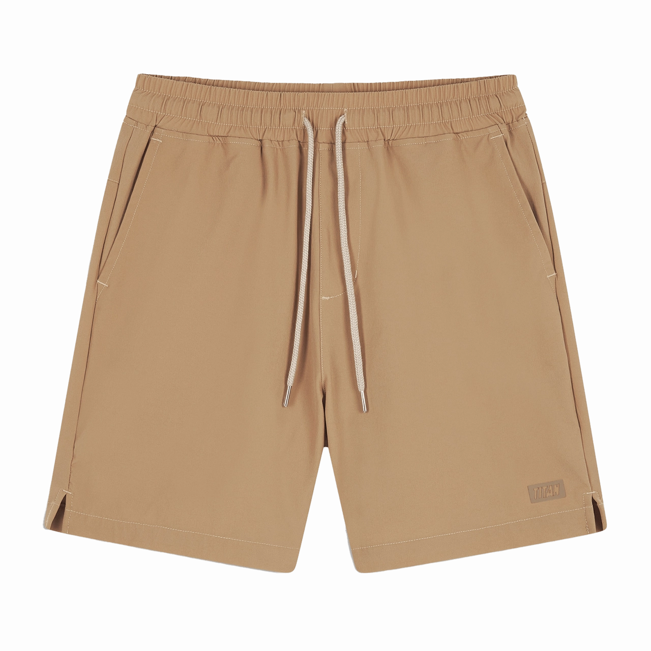 Titan Essential Running Shorts - Khaki Flare