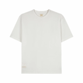 Striped Belted Titan Essential Waffle Tee - Off White