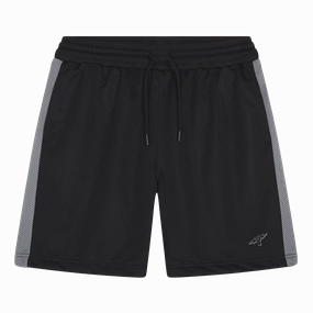 Seamless Design Multipurpose Titan Strike Panel Performance Shorts - Black