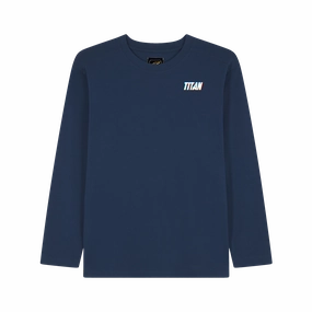 Flared-Leg Titan Strike Shooting Shirt - Navy Blue