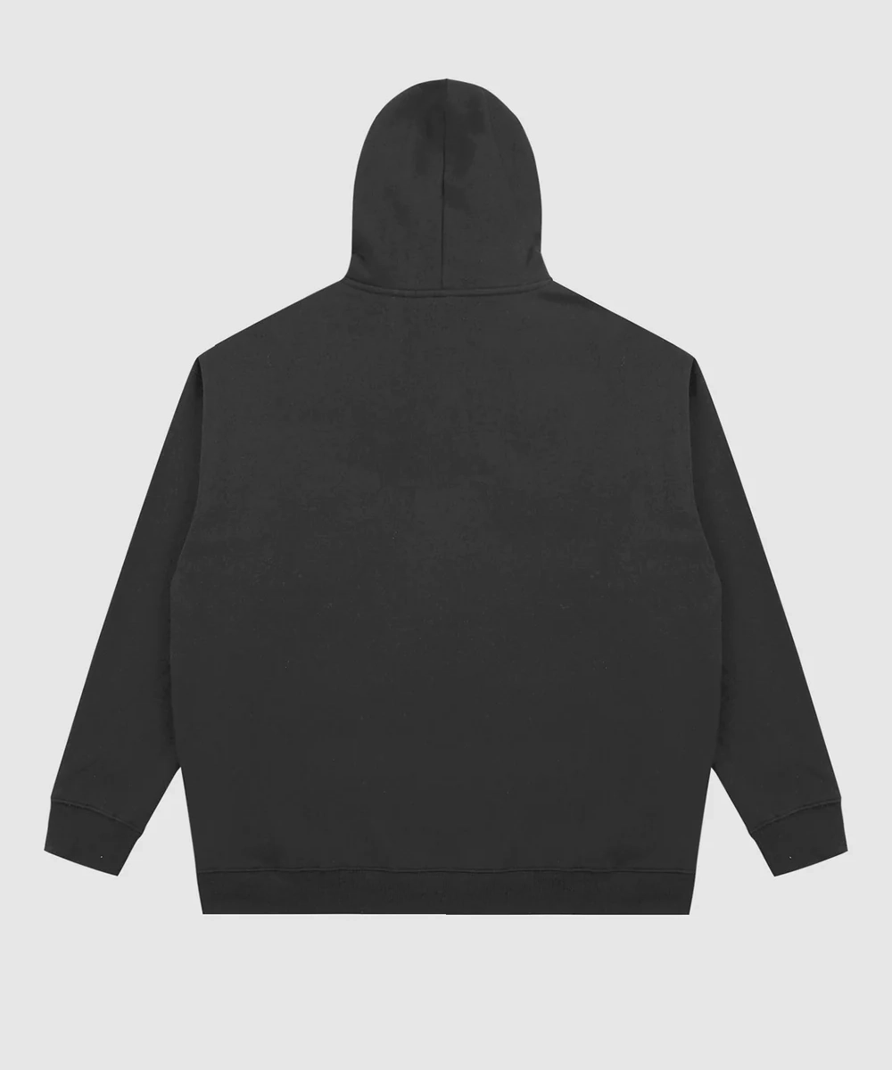 WNDRR TONE HOOD SWEAT (FADED BLACK) Convertible Style WaterRepellentSurface