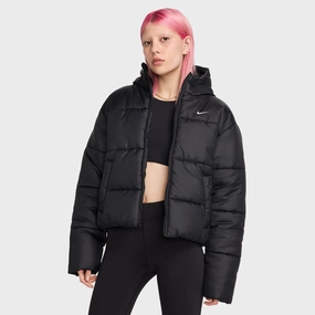 MultiLayerSystem Outer Chill Piece Nike Sportswear Women's Therma-FIT Classic Puffer Jacket Black / White