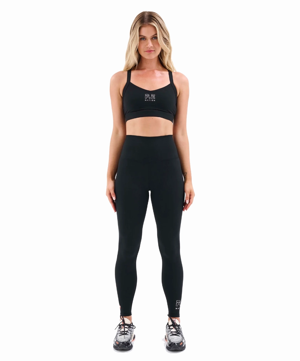 AntiPilling Technology Stone Glow P.E Nation Recharge Legging (Black)