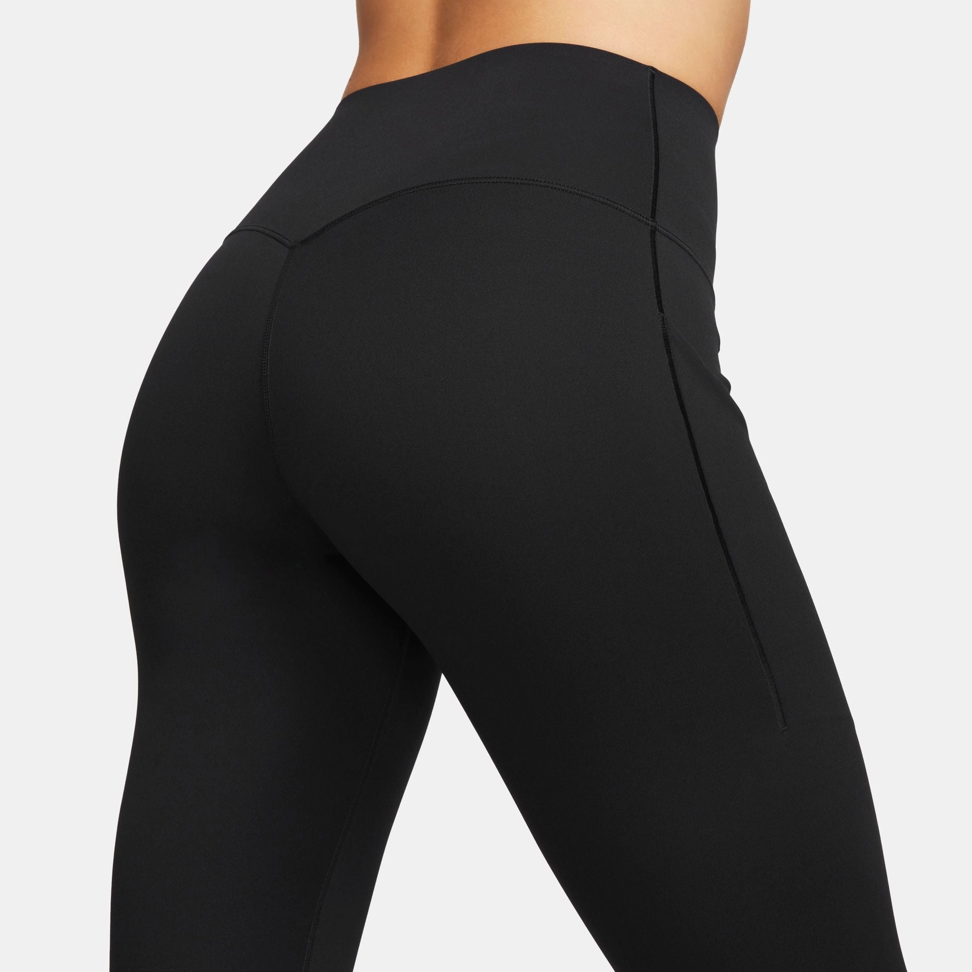 MoistureWicking Beach Fit Nike Women's Universa Medium-Support High-Waisted Full Length Leggings Black