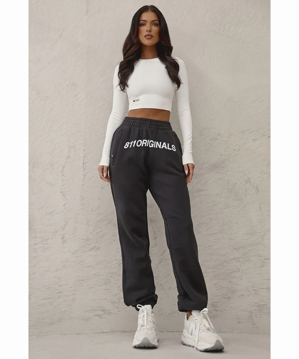 811 Originals Unisex Empire Sweatpants (Black) African Bold