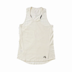 DropShoulderConstruction Double Layered Fabric Tracksmith Horizon Tank