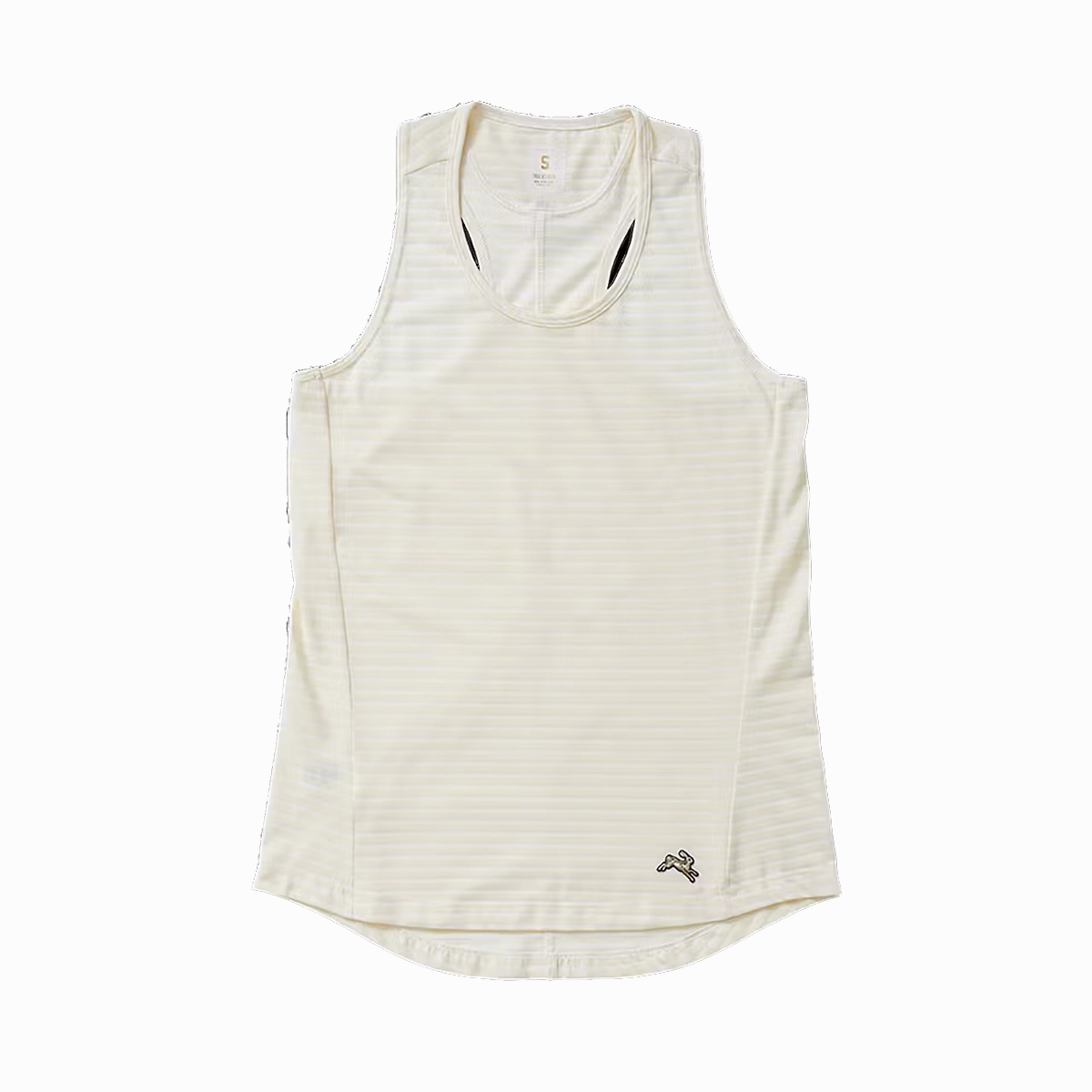 DropShoulderConstruction Double Layered Fabric Tracksmith Horizon Tank