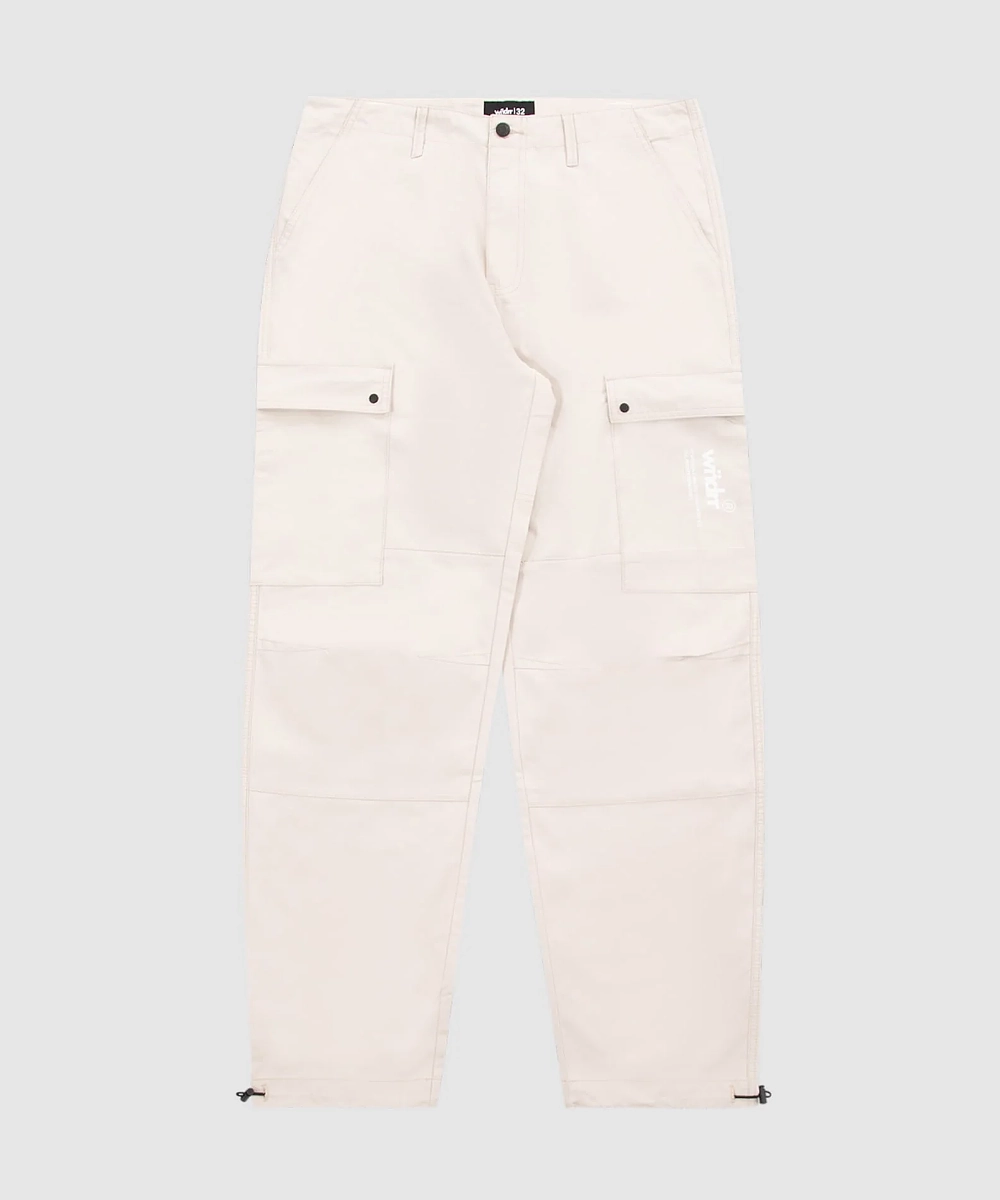 WNDRR Grove Cargo Pants (Bone) Breathable Lamination Matte Fit