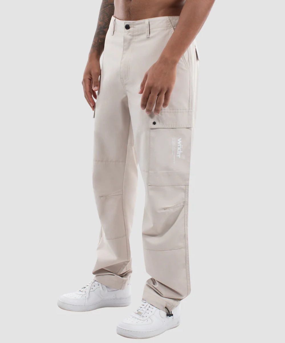 WrinkleFree Fabric WNDRR Grove Cargo Pants (Bone)