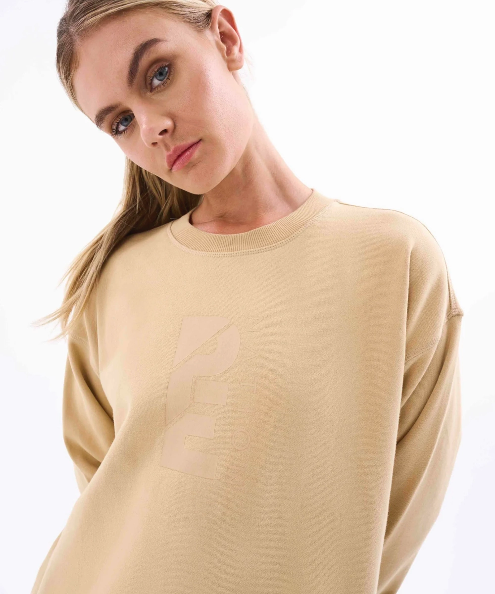 Feather Glow P.E Nation Augusta Sweater (Sand)