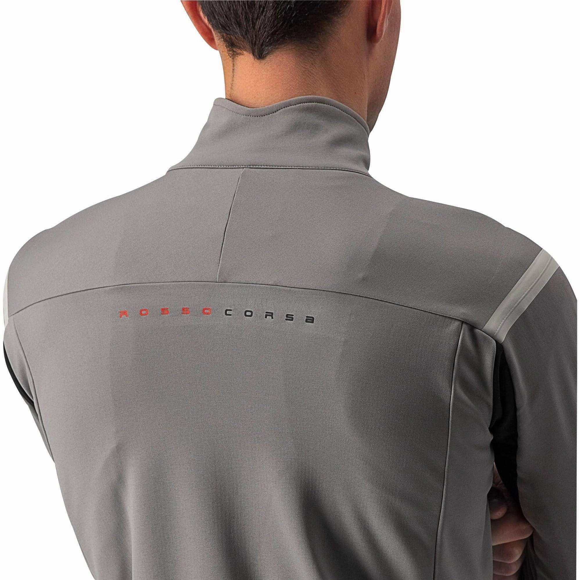 Philanthropy Tailored Silhouette Castelli Perfetto RoS 2 Mens Cycling Jacket - Grey