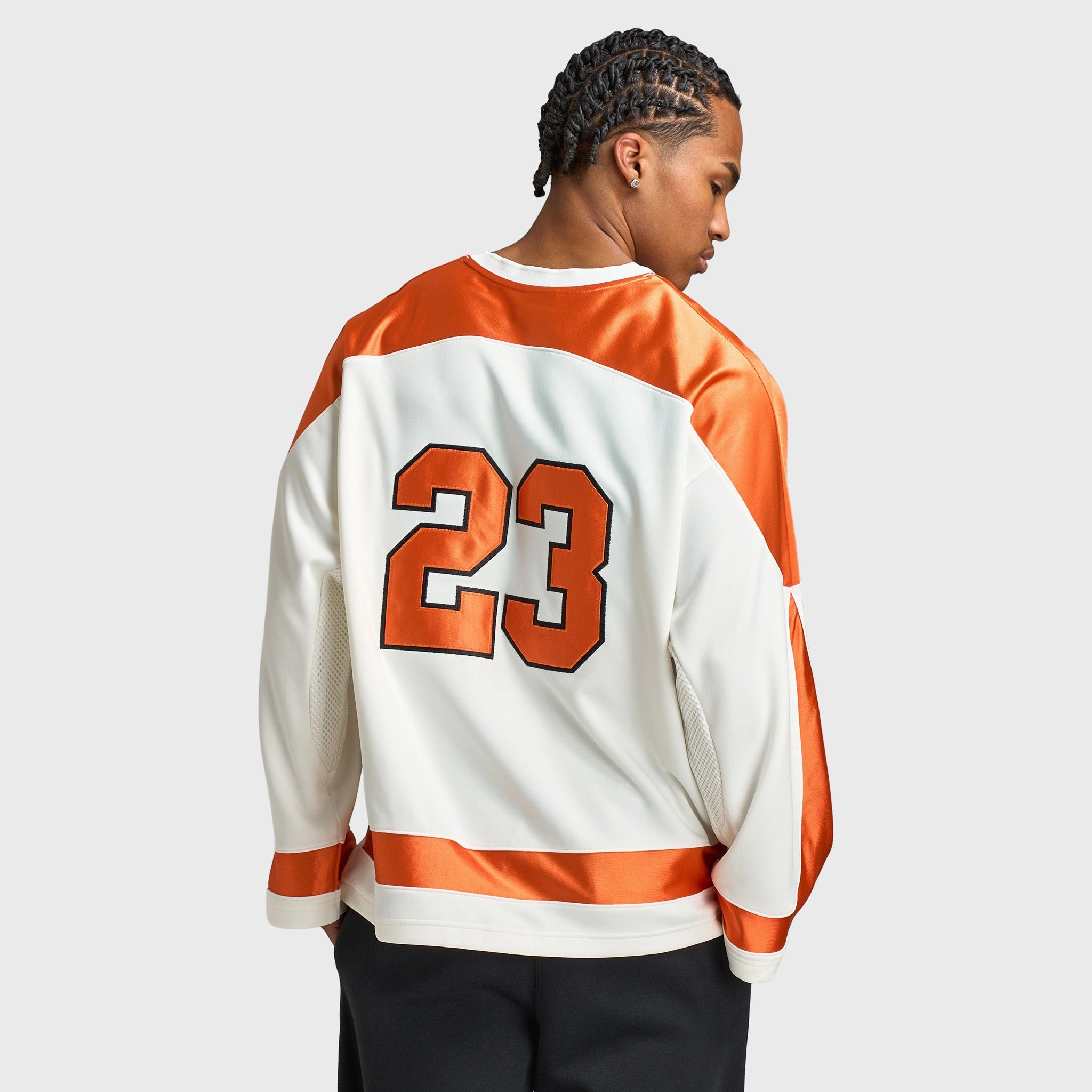 energy - saving test passed Battle - tested Jordan Brooklyn Collegiate Hockey Jersey Sail / Starfish - Black
