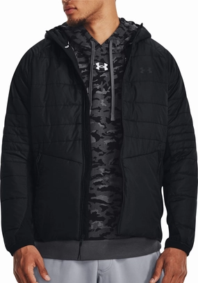 EcoFriendly Dye Compressed Packing Design Under Armour Storm Session Hybrid Mens Jacket - Black