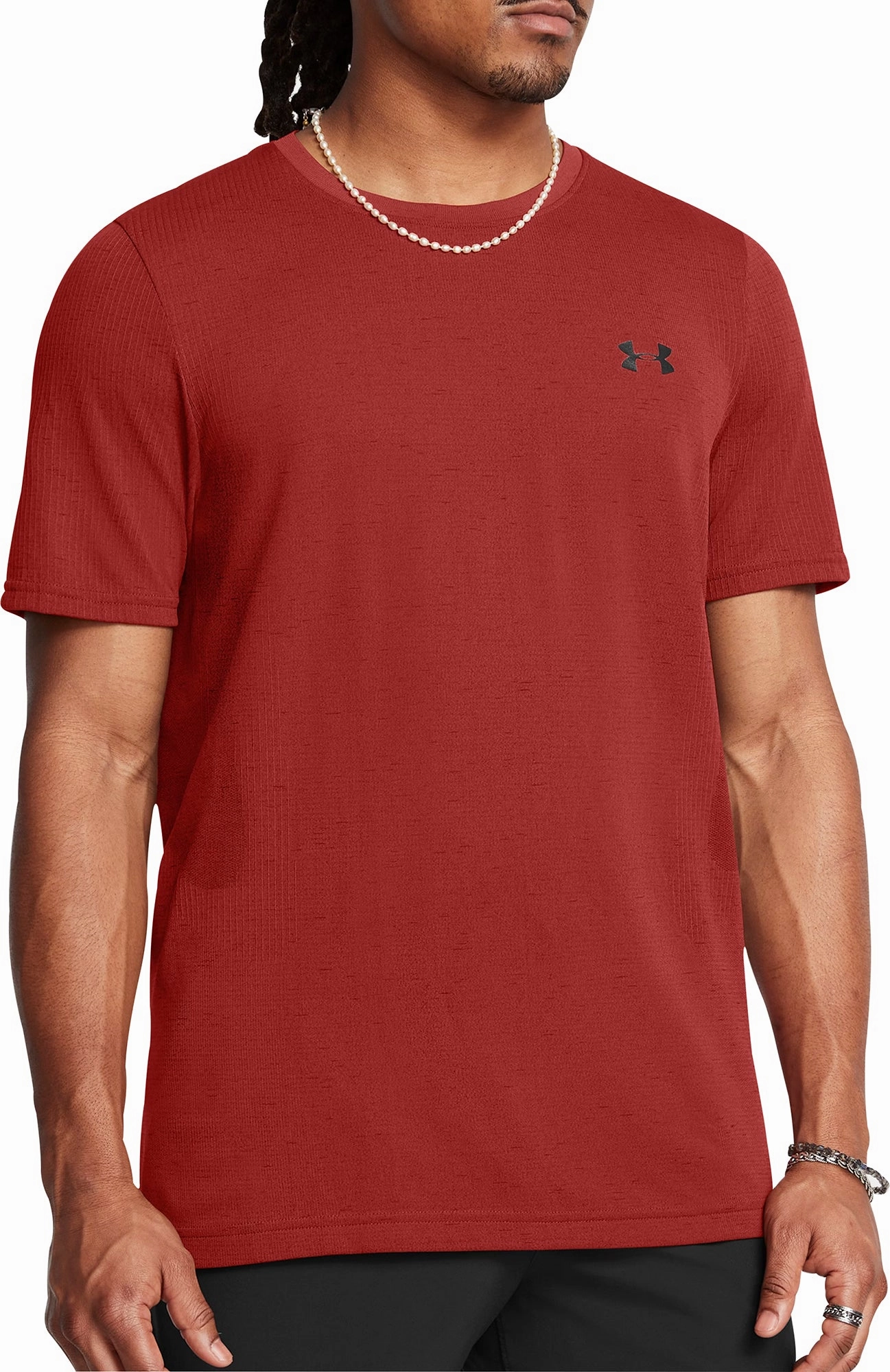 Under Armour Vanish Seamless Short Sleeve Mens Training Top - Orange Silk Glow