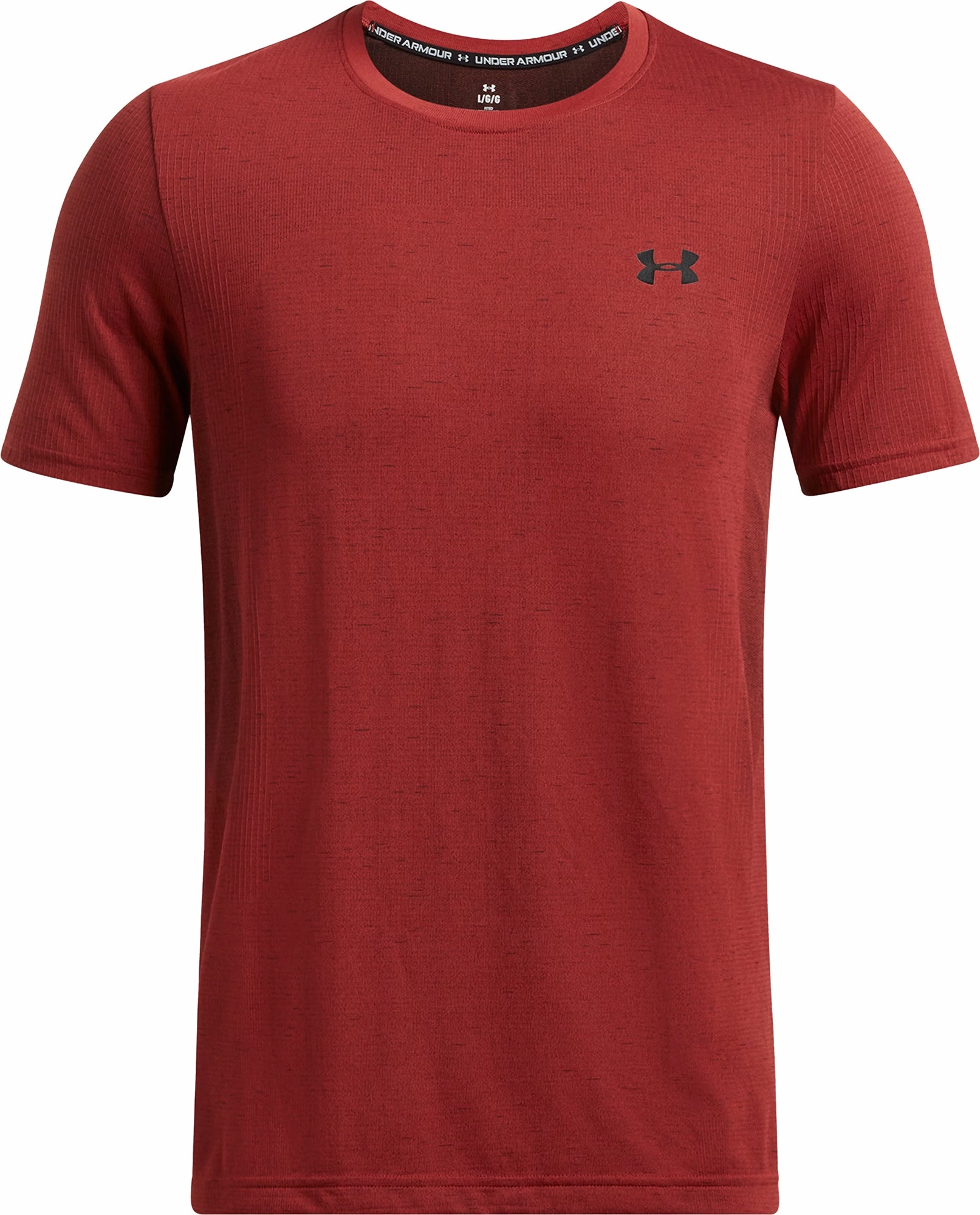 Under Armour Vanish Seamless Short Sleeve Mens Training Top - Orange Cool Nylon ZeroWasteProduction