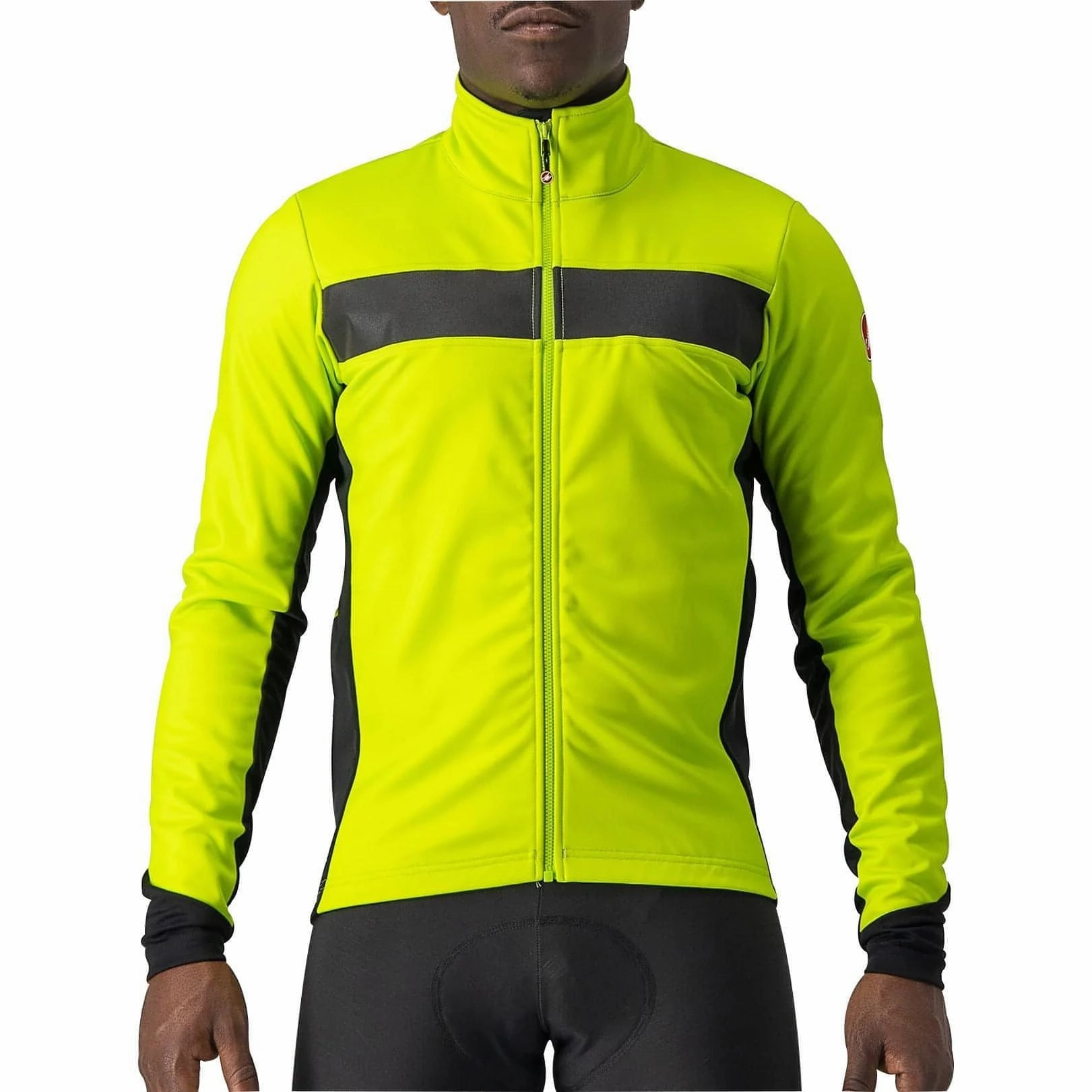 Mix - and - Match Castelli Raddoppia 3 Mens Cycling Jacket - Yellow