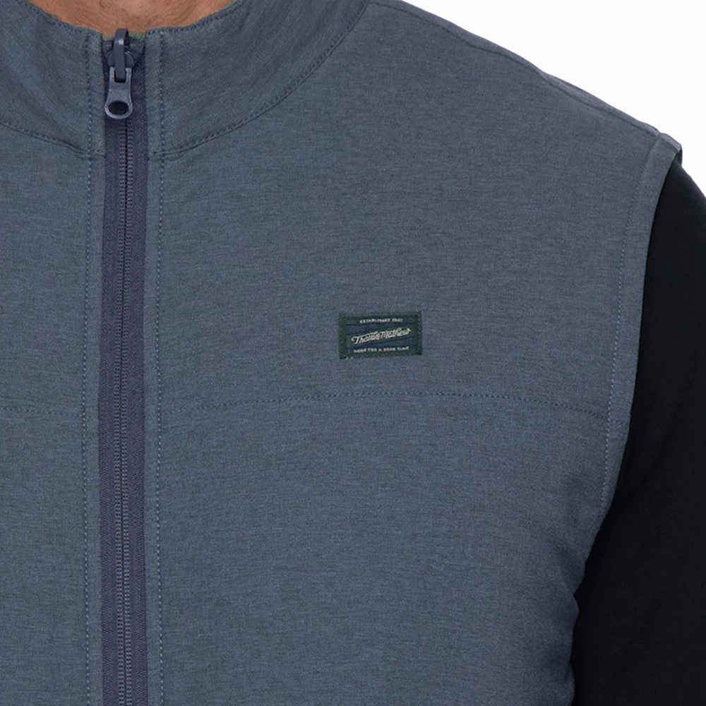 Travis Mathew Clear Cut Golf Vest - Insignia/Vintage Indigo Deep Form Fitting