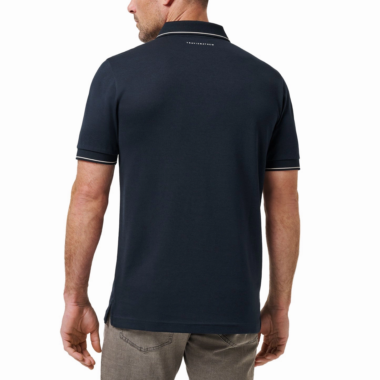Stylish Comfort Active Lifestyle Travis Mathew Happier Hour Golf Shirt - Total Eclipse